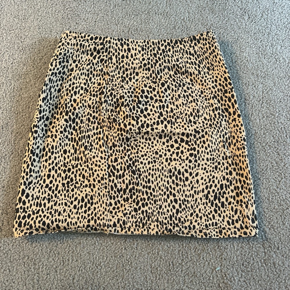 Brandy Melville Leopard Skirt